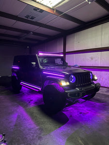 Jeep Wrangler full body chaser lights
